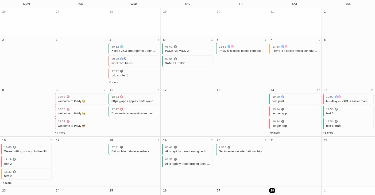 See what's planned and what's missing preview